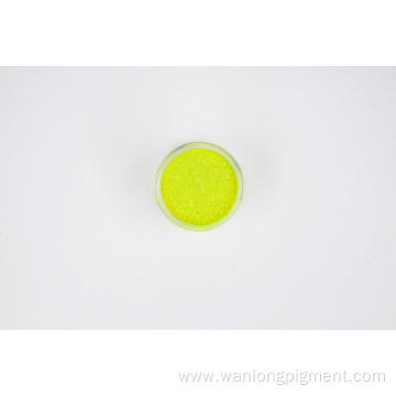 yellow shining Fluorescent Pigment for paint,plastic, ink